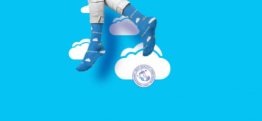 Take a peek at those socks!