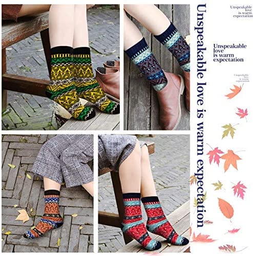 Wholesale Women's Winter Crew Socks Warm Thick Soft Wool Socks