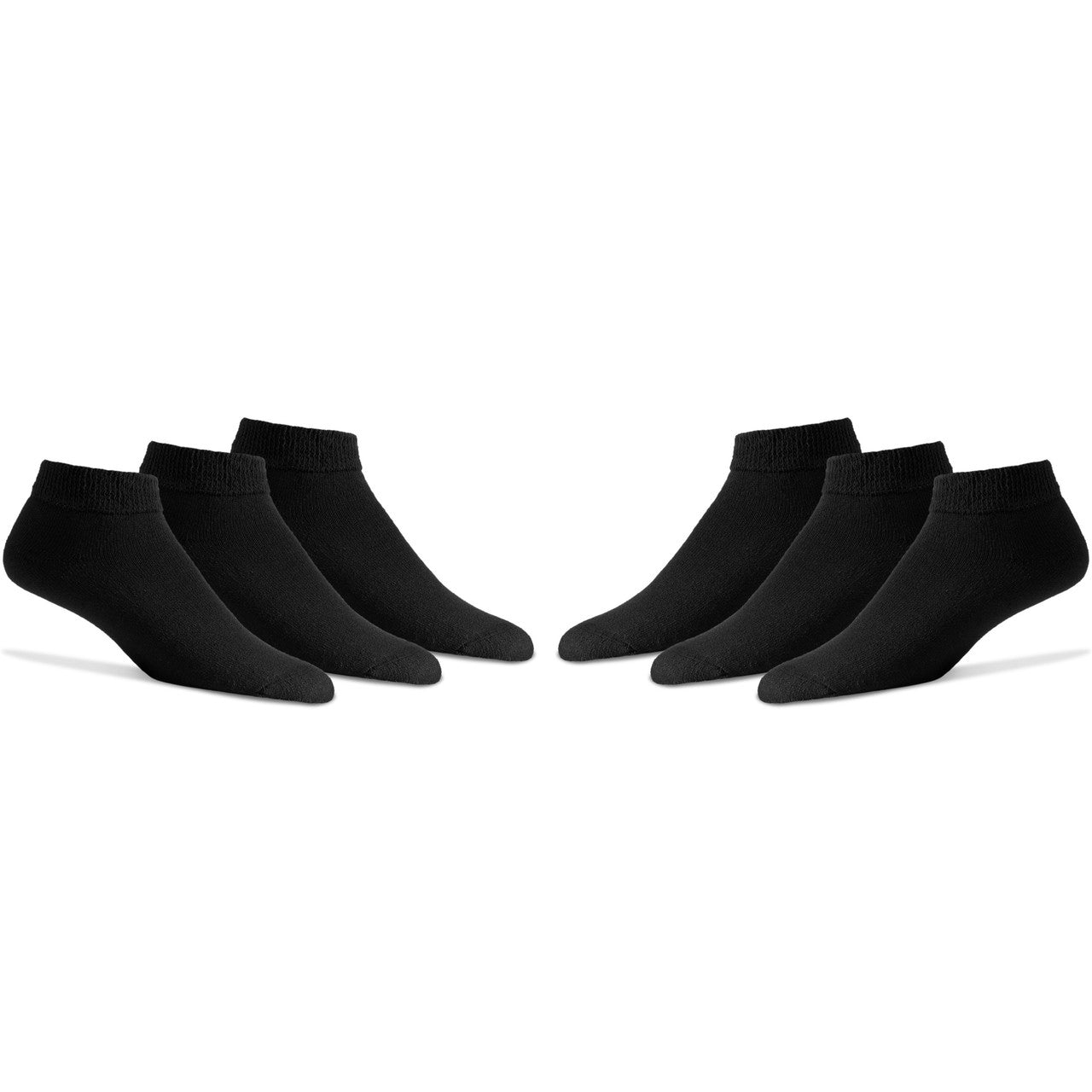 Wholesale Diabetic Cotton Ankle Socks, Plain Black Diabetic Socks