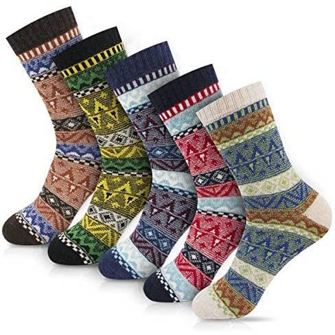 Wholesale Women's Winter Crew Socks Warm Thick Soft Wool Socks