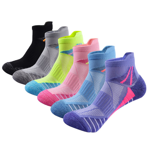 Wholesale Women's Ankle Socks Athletic Cushioned Breathable Performance Sport Tab Cotton Quarter Women's Running Socks